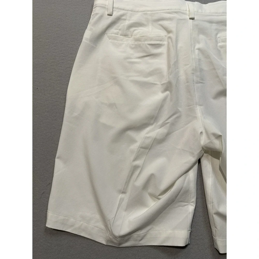 Nike Golf Dri Fit Shorts Mens 35 Off White Performance Stretch Standard Fit